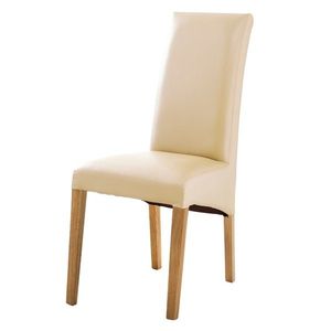 Sconto Jedálenská stolička FOXI III dub olejovaný/textilná koža béžová vyobraziť