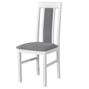 Sconto Jedálenská stolička NILA 2 NEW biela/sivá vyobraziť