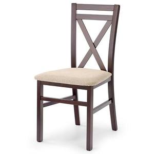 Sconto Jedálenská stolička DORAESZ orech tmavý/béžová vyobraziť