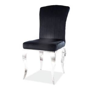 Sconto Jedálenská stolička PRANCI čierna/chróm vyobraziť