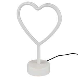 Sconto Stolná LED lampa HEART biela vyobraziť