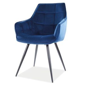Sconto Jedálenská stolička LALAO modrá/čierna vyobraziť