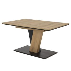 Sconto Jedálenský stôl LICY T dub evoke/čierna vyobraziť