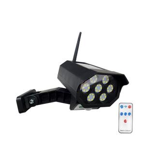 LED Solárna maketa bezpečnostnej kamery so senzorom LED/3, 7V IP44 čierna + DO vyobraziť