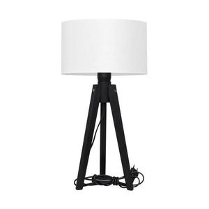 Stolná lampa ALBA 1xE27/60W/230V biela/borovica vyobraziť