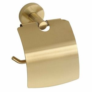 Sapho XR732GB X-Round Gold držiak toaletného papiera, s krytom, zlatá vyobraziť