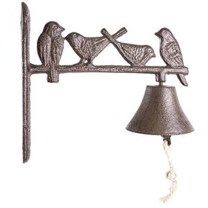 Liatinový zvonček Vtáčiky, 23 x 20, 8 x 8 cm vyobraziť