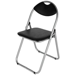 Skladacia stolička Atom Silver čierna vyobraziť