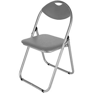 Skladacia stolička Atom Silver sivá vyobraziť