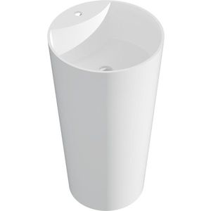 MEXEN - Onyx-02 Voľne stojace umývadlo s liateho mramoru 45 x 45 cm, biela mat 26544500 vyobraziť