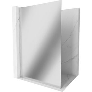 MEXEN/S - Kioto L Sprchová zástena WALK-IN 70 x 200, zrkadlové, chróm 800-070-103-01-50 vyobraziť
