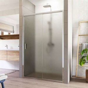 MEREO - Sprchové dvere, LIMA, dvojdilene, zasúvacie, 120 cm, chróm ALU, sklo Point CK80422K vyobraziť