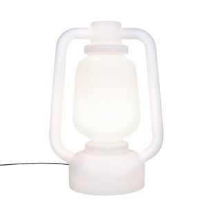 Stojacia lampa biela 110 cm IP44- Storm extra veľká vyobraziť