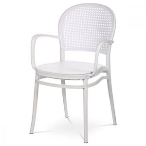 AUTRONIC CT-746 WT Židle jídelní, bílý plast vyobraziť