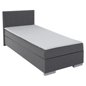 Boxspringová posteľ, jednolôžko, sivá, 90x200, univerzálna, ADARA vyobraziť