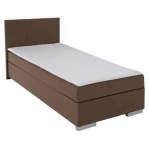 Boxspringová posteľ, jednolôžko, hnedá, 90x200, univerzálna, ADARA vyobraziť