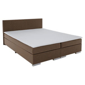 Boxspringová posteľ, hnedá, 140x200, ADARA vyobraziť