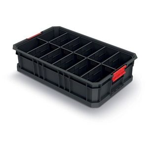 Dílenský box MODIXX II 52 x 32, 7 x 12, 5 cm černo-červený vyobraziť
