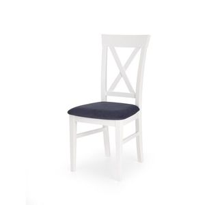 Jedálenská stolička Bergem bielo-sivá vyobraziť