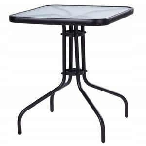 Záhradný stôl 60 cm Square čierny vyobraziť