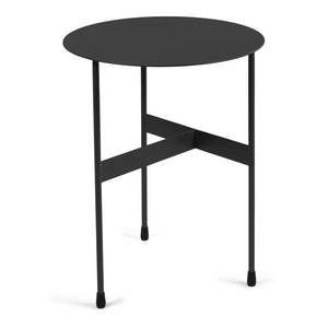 Kovový okrúhly odkladací stolík ø 45 cm Mira – Spinder Design vyobraziť