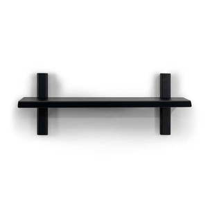 Čierna kovová polica 60 cm Hola – Spinder Design vyobraziť