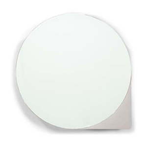 Sivo-béžová kovová závesná kúpeľňová skrinka so zrkadlom 35x35 cm Sonnet – Spinder Design vyobraziť