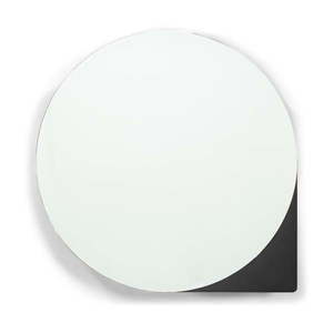 Čierna kovová závesná kúpeľňová skrinka so zrkadlom 35x35 cm Sonnet – Spinder Design vyobraziť