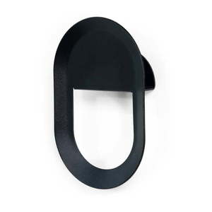 Čierny nástenný oceľový háčik Coucou – Spinder Design vyobraziť