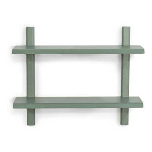 Zeleno-sivá poschodová kovová polica 60 cm Hola – Spinder Design vyobraziť