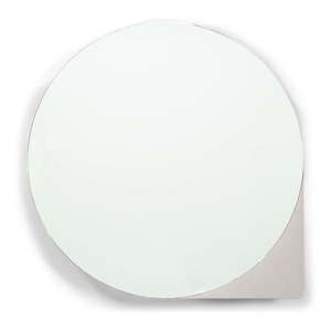 Sivo-béžová kovová závesná kúpeľňová skrinka so zrkadlom 55x55 cm Sonnet – Spinder Design vyobraziť