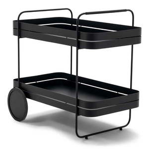 Kovový servírovací stolík na kolieskach 74x42 cm Gin & Trolley – Spinder Design vyobraziť