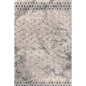 Sivý/krémovobiely vlnený koberec 133x180 cm Bateja – Agnella vyobraziť