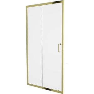 MEXEN - Apia posuvné sprchové dvere 125, transparent, zlaté 845-125-000-50-00 vyobraziť