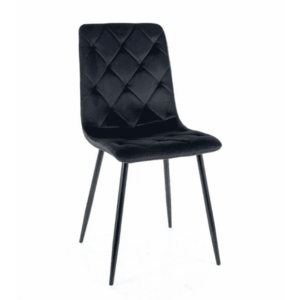 Signal Jedálenská stolička JERRY Velvet | čierna vyobraziť