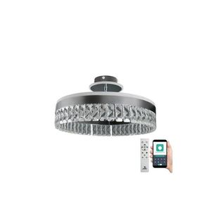 LED Stmievateľný prisadený luster LED/75W/230V 3000-6500K chróm + diaľkové ovládanie vyobraziť