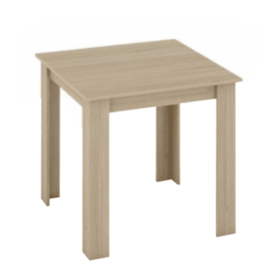 Jedálenský stôl, dub sonoma, 80x80 cm, KRAZ vyobraziť