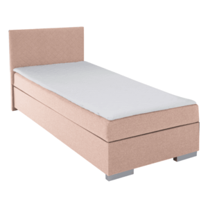 Boxspringová posteľ, jednolôžko, ružová, 90x200, univerzálna, ADARA vyobraziť