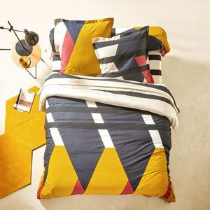 Bavlnená posteľná bielizeň Charli s geometrickým vzorom vyobraziť