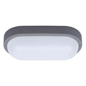 Solight Šedé LED stropné/nástenné oválne svietidlo 20W I54 WO749-G vyobraziť