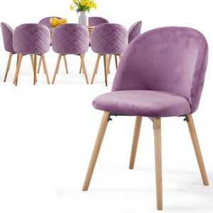 MIADOMODO sada jedálenských stoličiek, fialové, 8 ks vyobraziť
