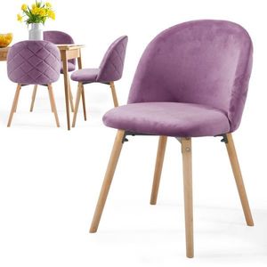 MIADOMODO sada jedálenských stoličiek, fialové, 4 ks vyobraziť