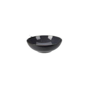 Kameninový hlkobý tanier Glaze, pr. 24, 5 cm čierna vyobraziť