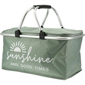 Chladiaca taška Sunshine 35 l, zelená, 48 x 28 x 24 cm vyobraziť