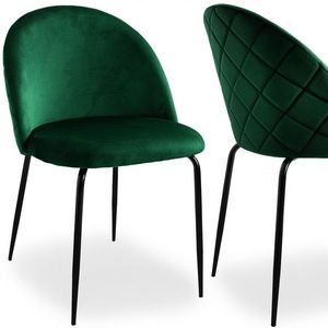Čalúnená designová stolička ForChair IV zelená vyobraziť