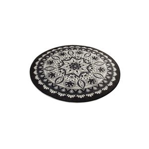 Koupelnový kobereček Damal 100 cm černý vyobraziť