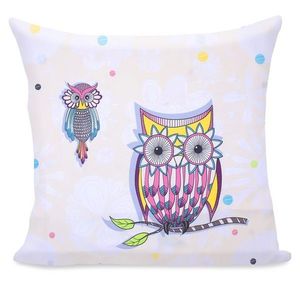 Obliečka na vankúš DecoKing Cute Owls farebná vyobraziť