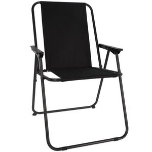 Skládací kempingová židle Mule černá vyobraziť