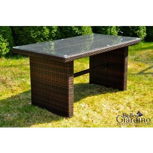 Záhradný stôl Olihe tmavo hnedý vyobraziť