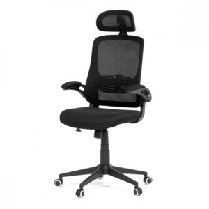 AUTRONIC KA-Q842 BK Židle kancelářská, černá mesh, plastový kříž vyobraziť